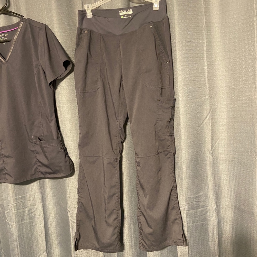 Scrub set Purple label by Healing Hands